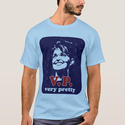 Sarah Palin V.P. zeer  T-shirt (Voorkant)