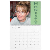 Sarah Palin Wall Agenda Kalender (Jan 2027)