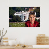 Sarah Palin & White House Poster (Keuken)