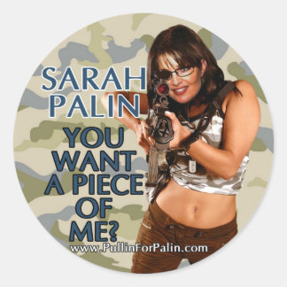 Sarah Palin - Wil je een stuk van mij? Stickers
