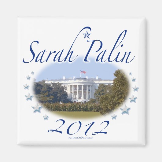 Sarah Palin Witte Huis 2012 Magneet (Voorkant)