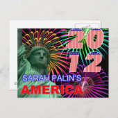 Sarah Palins Amerika Briefkaart (Voorkant / Achterkant)