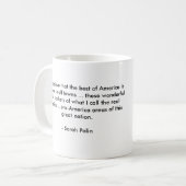 Sarah Palin's Real America Mok (Voorkant links)