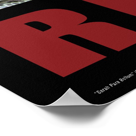 Sarah Para Bellum RELOAD Poster (Hoek)