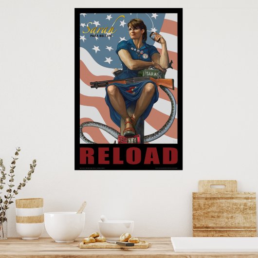 Sarah Para Bellum RELOAD Poster (Keuken)