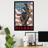 Sarah Para Bellum RELOAD Poster (Thuiskantoor)