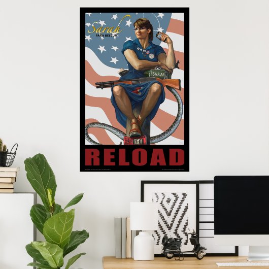 Sarah Para Bellum RELOAD Poster (Thuiskantoor)