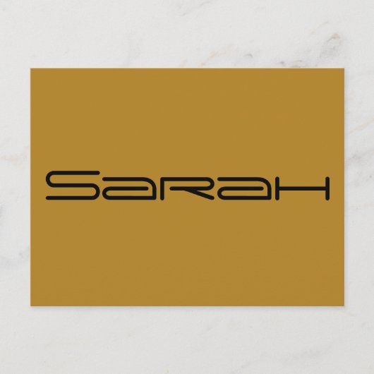 Sarah, personage uit Orphan Black, geometrisch lin Briefkaart (Voorkant)