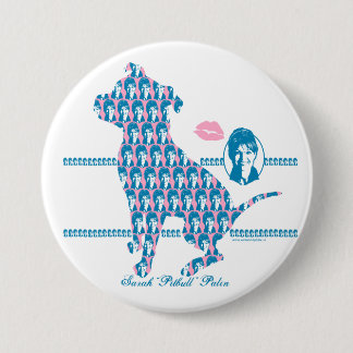 Sarah Pit Bull Shirt Ronde Button 7,6 Cm
