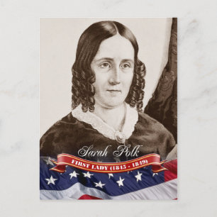 Sarah Polk, First Lady of the U.S. Briefkaart