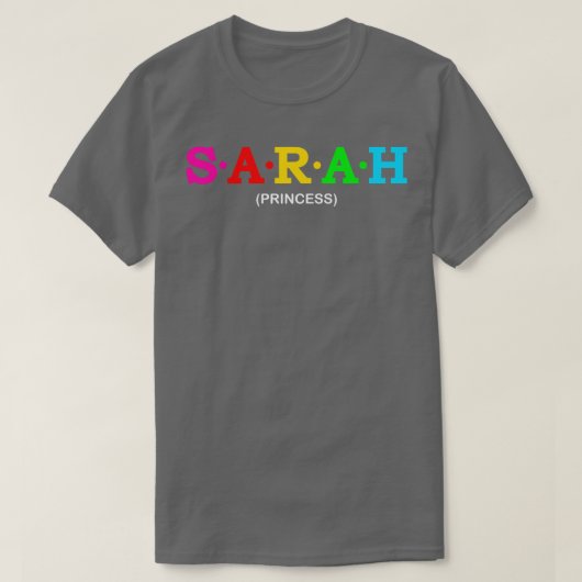 Sarah Princess T-shirt (Design voorkant)