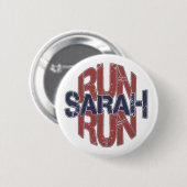 Sarah Run Buttonnen Ronde Button 5,7 Cm (Voorkant /achterkant)