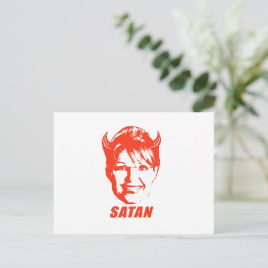 SARAH SATAN BRIEFKAART (Staand voorkant)