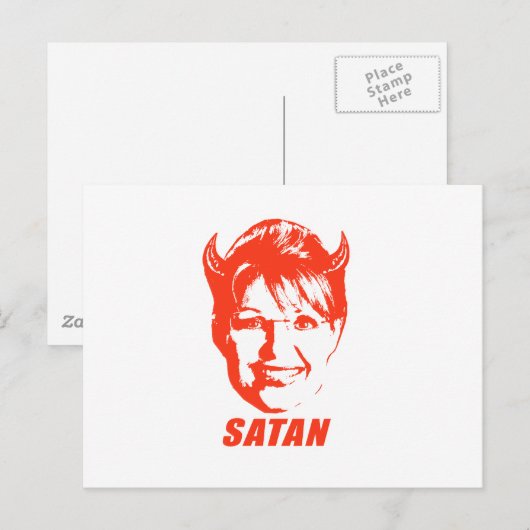 SARAH SATAN BRIEFKAART (Voorkant / Achterkant)