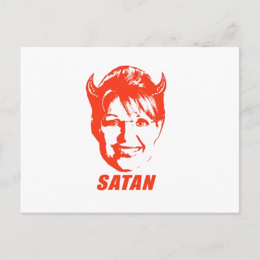 SARAH SATAN BRIEFKAART (Voorkant)