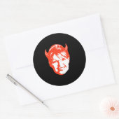 Sarah Satan Ronde Sticker (Envelop)