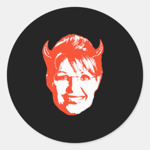 Sarah Satan Ronde Sticker