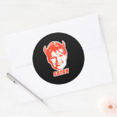 SARAH SATAN RONDE STICKER (Envelop)