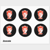 SARAH SATAN RONDE STICKER (Vel)