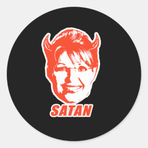 SARAH SATAN RONDE STICKER