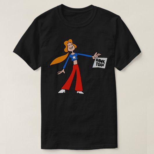 Sarah Suffrage Hawk Tuah Schoolhouse Rock T-shirt (Design voorkant)
