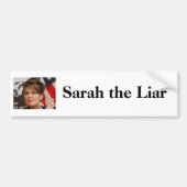 Sarah the Liar Bumpersticker (Voorkant)