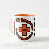 Sarah Tweekleurige Koffiemok (Voorkant links)