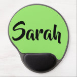 sarah uit het tv-show Orphan Black, vet script Gel Muismat<br><div class="desc">sarah is een personage van het TV show Orphan Black</div>