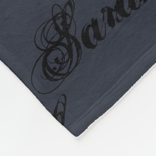 Sarah van Orphan Black, rustisch scriptpatroon Fleece Deken (Hoek)