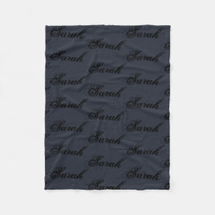 Sarah van Orphan Black, rustisch scriptpatroon Fleece Deken