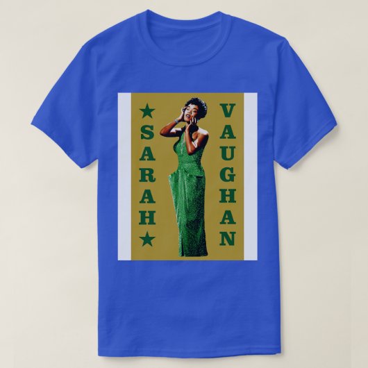 Sarah Vaughan 1 T-shirt (Design voorkant)