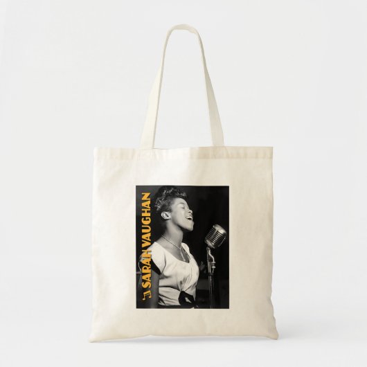 Sarah Vaughan Tote Bag (Voorkant)