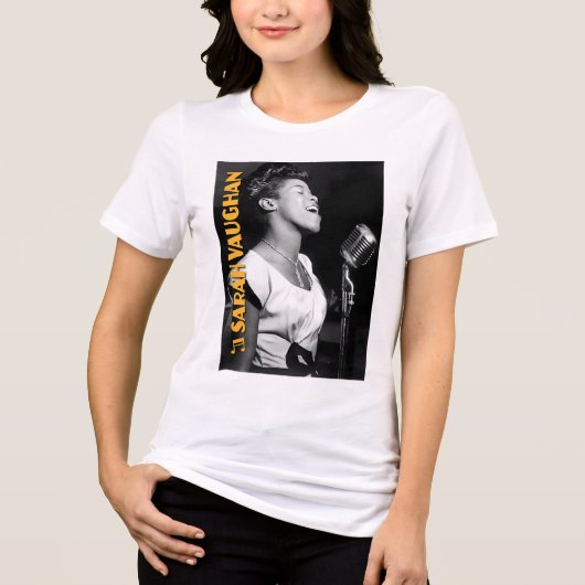 Sarah Vaughan Tri-Blend Shirt (Voorkant)