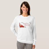 Sarah Watts Red Fox Literary long hoeve T-shirt (Voorkant volledig)
