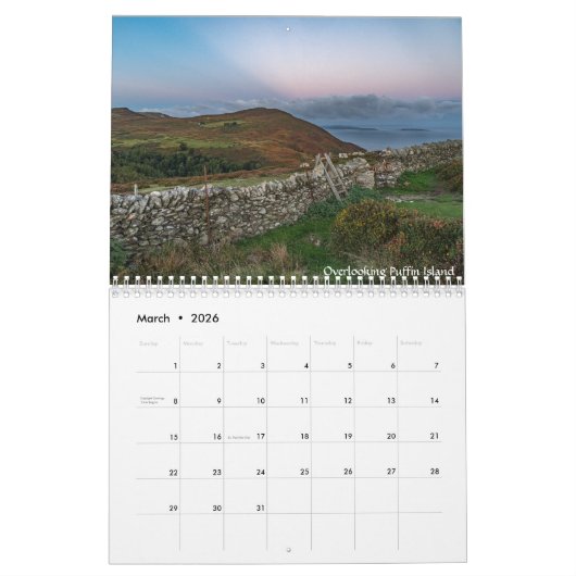 Sarah Woodbury's Cymru Kalender (Mar 2026)