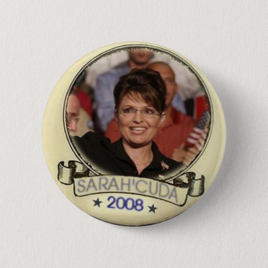 SarahCuda Button (Voorkant)
