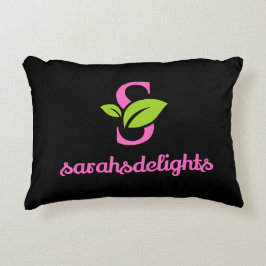 Sarah's Delights logo kussen