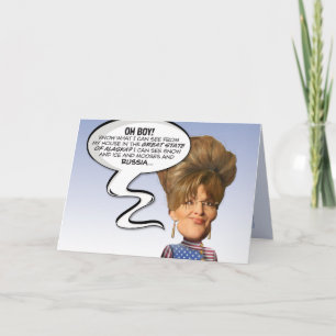 Sarah's Grote Staat Alaska Birthday Kaart