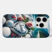 Sarah's hart bij de rivier Case-Mate iPhone case (Achterkant (horizontaal))