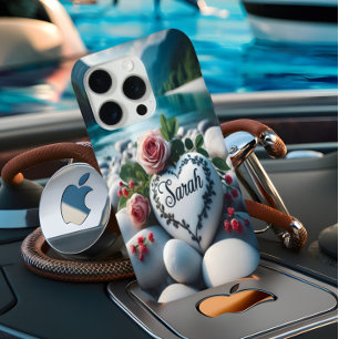 Sarah's hart bij de rivier iPhone 15 pro case