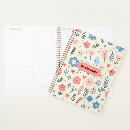 Sarah's Notes Schattigee Bloemen Planner (Display)