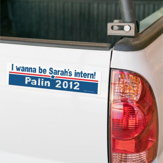 sarahs stagiaire bumpersticker (Op Truck)