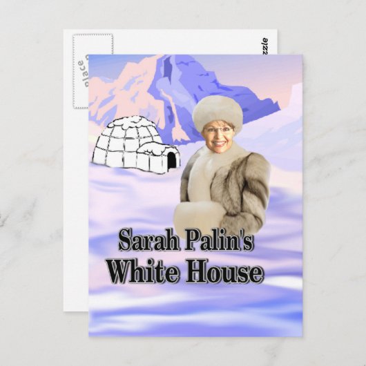 sarahs wit briefkaart (Voorkant / Achterkant)