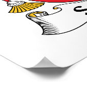 Saraiva Family Crest Poster (Hoek)