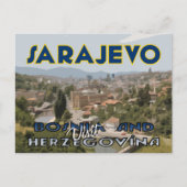 Sarajevo, Bezoek Bosnië en Herzegovina Briefkaart (Voorkant)