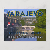 Sarajevo, bezoek Bosnië en Herzegovina Briefkaart (Voorkant)