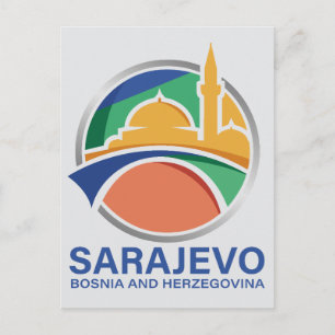 Sarajevo Bosnië en Herzegovina Briefkaart