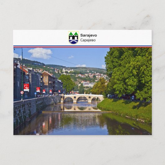 Sarajevo - Bosnië en Herzegovina Briefkaart (Voorkant)