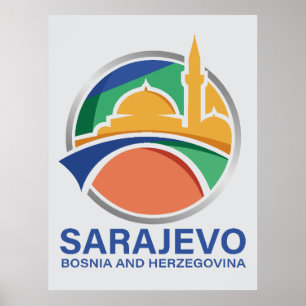 Sarajevo Bosnië en Herzegovina Poster