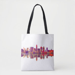 Sarajevo Bosnië en Herzegovina Skyline Tote Bag